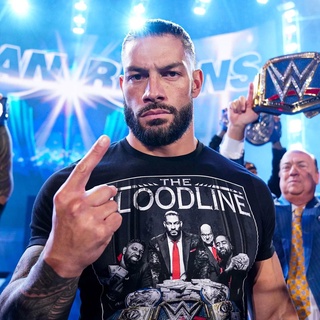 เสื้อยืดผ้าฝ้ายพิมพ์ลาย เสื้อยืดแขนสั้น พิมพ์ลาย The Bloodline Roman Reigns สําหรับผู้ชาย 2022