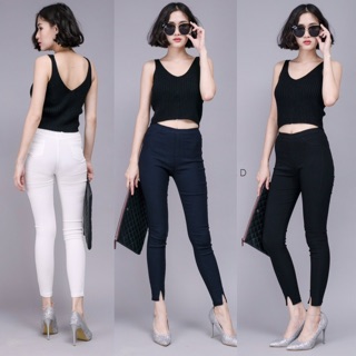 V-Cut Skinny Pant