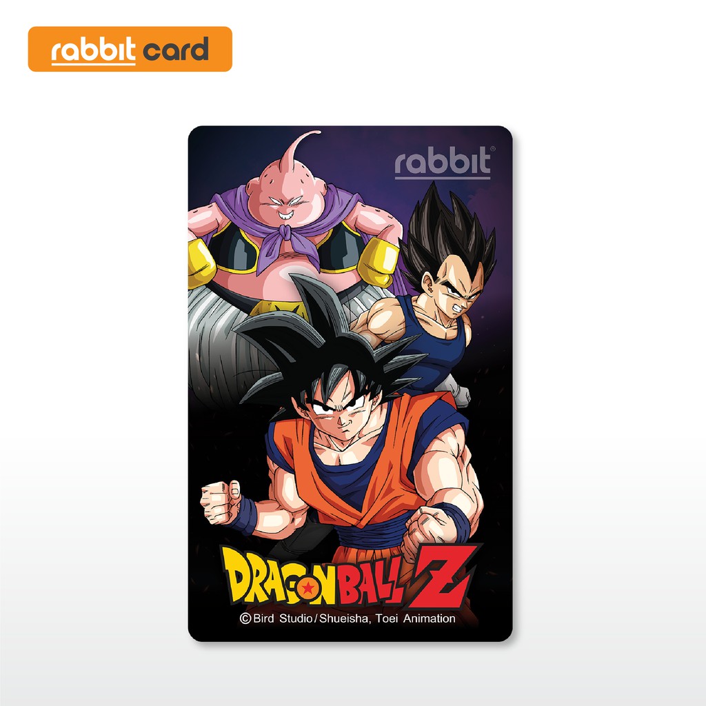 รูปภาพสินค้าแรกของRabbit Card บัตรแรบบิท Dragon Ball Z สีม่วง สำหรับบุคคลทั่วไป (DB Purple)