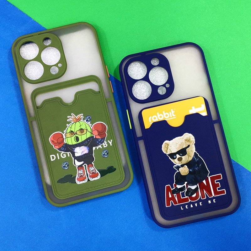 remlmeเคสนิ่ม-tpu-หลังขุ่น-ด้านหลังมีช่องใส่การ์ด-เคสกันกล้อง-เคสใส่การ์ด-เคสมือถือ-พร้อมส่งจากไทย