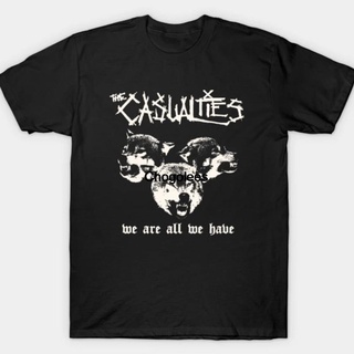 เสื้อยืดผ้าฝ้ายพิมพ์ลาย เสื้อยืดลําลอง พิมพ์ลายวง The casualties