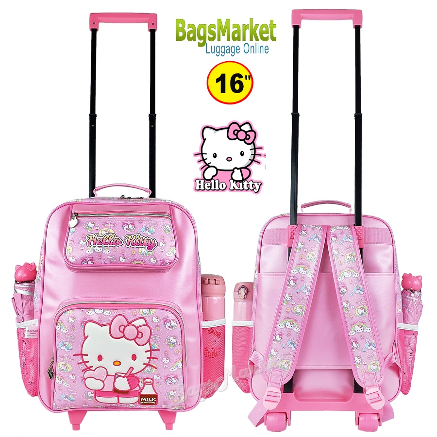 ใส่โค้ดลดเพิ่ม-8586bmktr-8586shop-new-arrival-hello-kitty-8586shop-กระเป๋านักเรียน-กระเป๋าเด็ก-เป้ล้อลาก-ลายคิตตี้น่ารัก-พร้อมส่งลิขสิทธิ์แท้