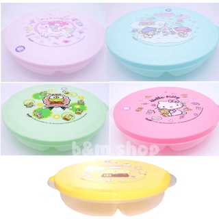 กล่องคิตตี้ ชามหลุม กล่องข้าว 2 ช่อง ลายลิขสิทธิ์ Sanrio