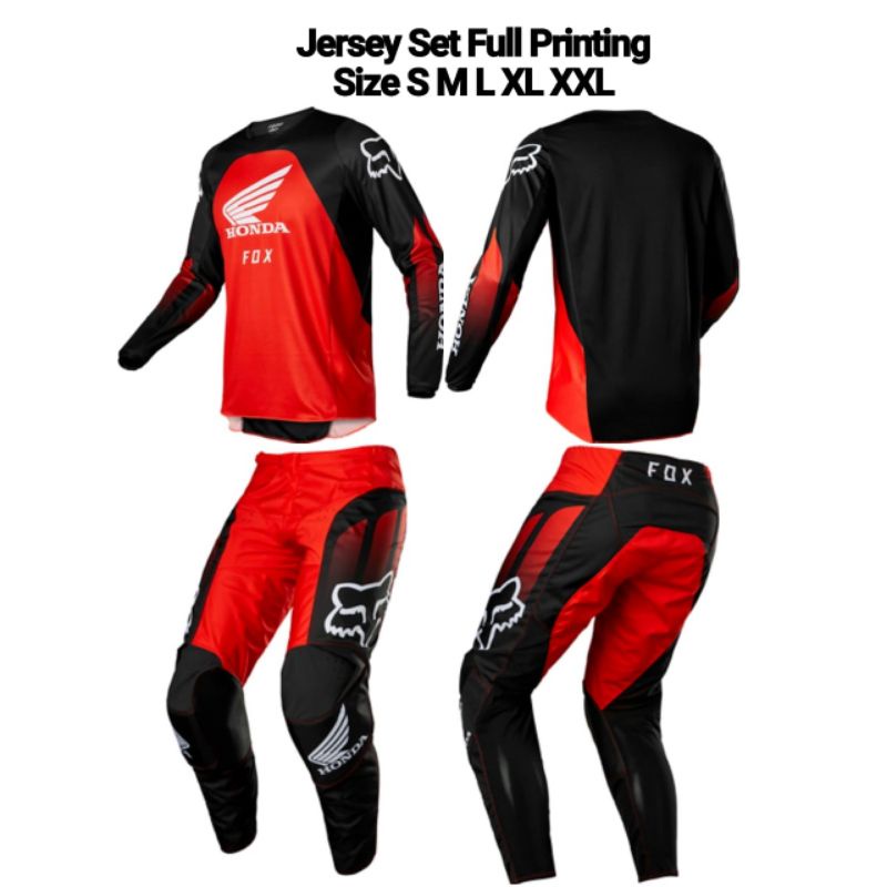 เสื้อกีฬาแขนสั้น-พิมพ์ลาย-jerset-jersey-สีดํา-สีแดง-23
