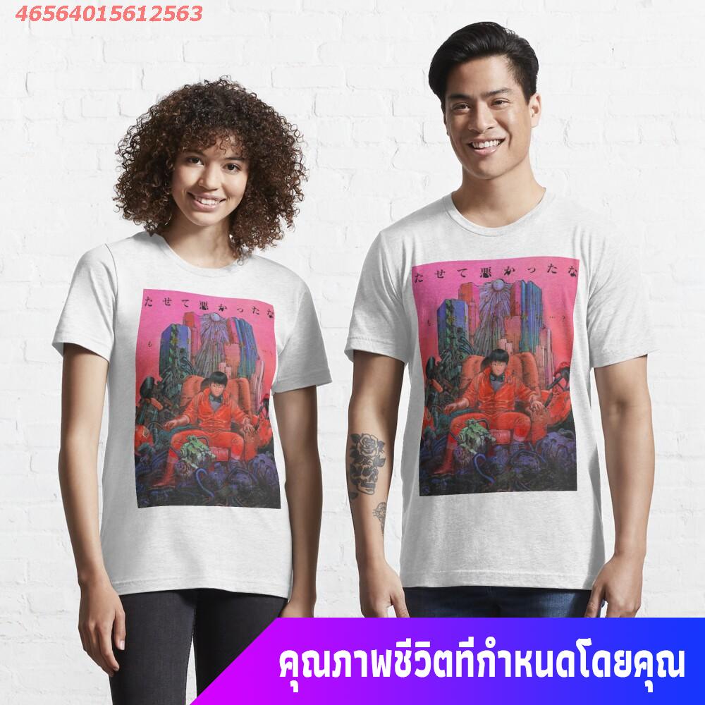 เสื้อยืดโอเวอร์ไซส์โกสท์บัสเตอร์-เสื้อผู้ชาย-เสื้อเชิ้ตหญิง-akira-laserdisc-special-collectors-edition-essential-t-shir