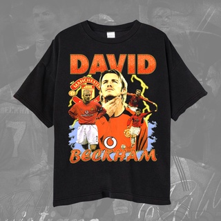 เสื้อยืด พิมพ์ลาย Manchester United Legend David Beckham สําหรับผู้ชาย และผู้หญิงS-5XL