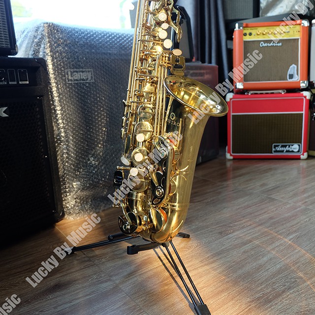 แซกโซโฟน-eb-อัลโตแซ็ก-saxophone-alto-eb-pietro-รุ่น-s-100a-overspeed-พร้อมกล่องบุกำมะหยี่และอุปกรณ์ครบชุด