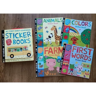 My First Early-Learning Sticker Books