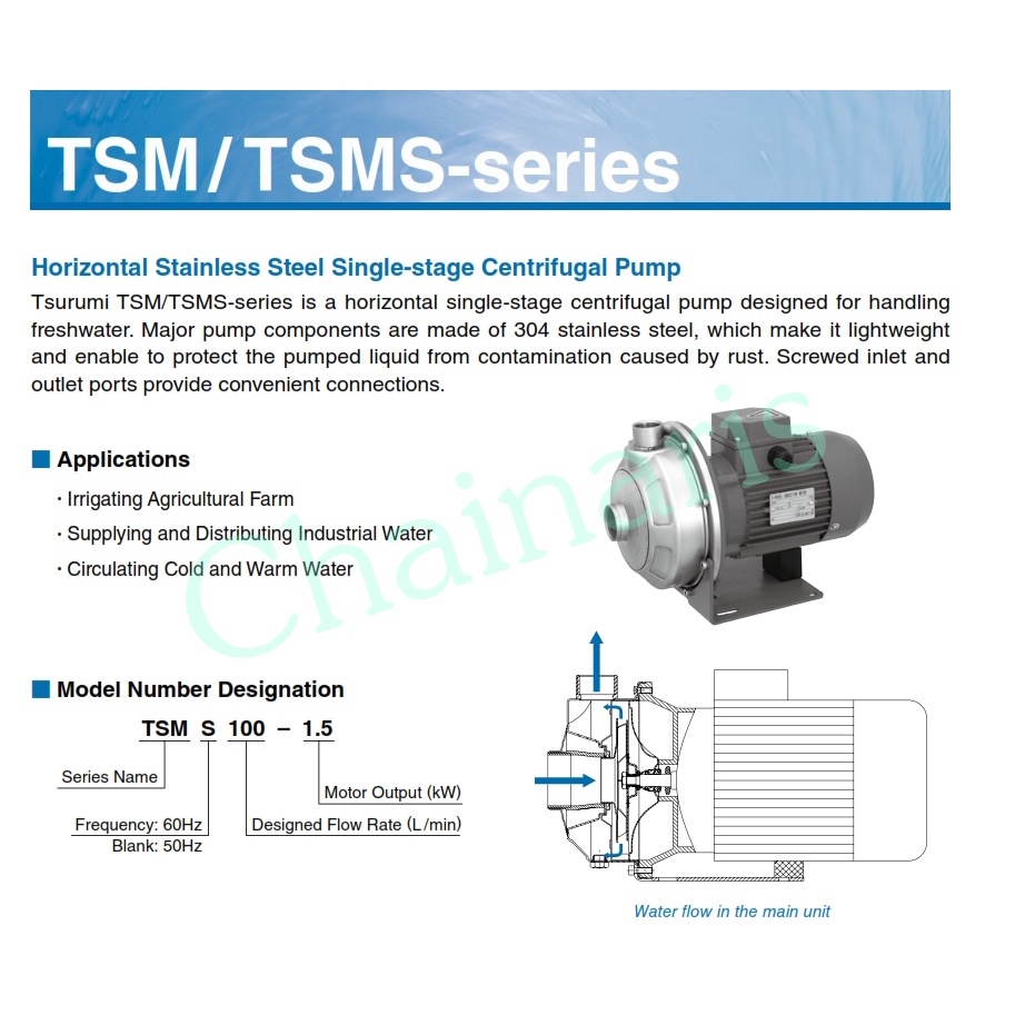 tsurumi-pump-ปั้มน้ำหอยโข่ง-รุ่น-tsm1001-1-1-1-kw-220-v-2900-rpm
