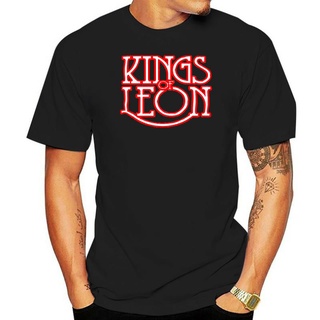 【100% cotton】เสื้อยืดแขนสั้นลําลอง คอกลม ผ้าฝ้าย 100% พิมพ์ลายโลโก้ Kings Of Leon Neon ทรงหลวม แฟชั่นสําหรับผู้ชาย และผู