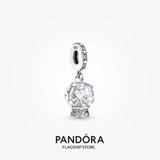 Pandora จี้รูปลูกโลกหิมะ นางฟ้า ของขวัญวันเกิด สําหรับสุภาพสตรี p825