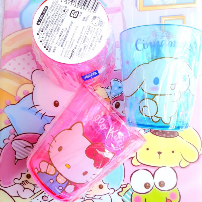 แก้วของsanrio-สินค้านำเข้าจากญี่ปุ่น