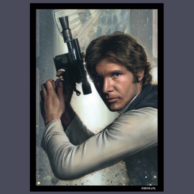 *ของแท้* Fantasy Flight Card Sleeves Star Wars Han Solo LE (New Art