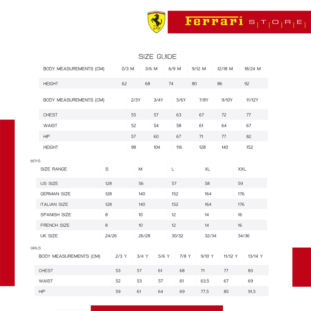 ferrari-เฟอร์รารี่-เสื้อยืดแขนสั้น-รุ่น-girl-strong-and-fast-jumpsuit-gry-13y