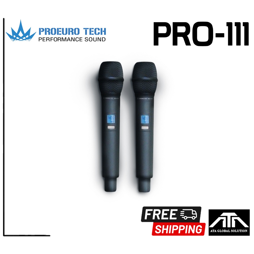 proeuro-tech-pro-111-ไมค์ลอย-มือถือคู่-uhf-ไมค์-ราคาถูก-โปรยูโร-เทค-โปรยูโรเทค-ไมค์-ไมค์ลอย-proeurotech-pro111