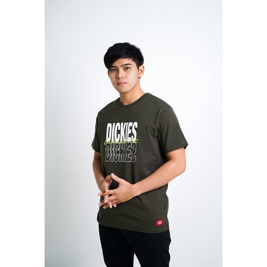 dickies-เสื้อยืด-dk007335-jersey-graphic-logo-print-ss-tee-tactical-green