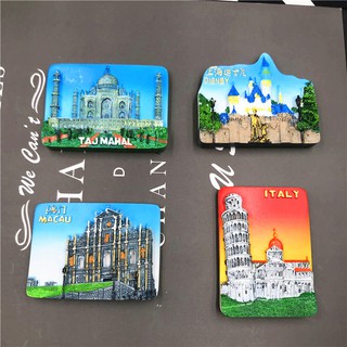 ภาพหน้าปกสินค้าสติกเกอร์แม่เหล็ก 3D ลาย India Taj Mahal Macao Sanba สําหรับติดตู้เย็น ที่เกี่ยวข้อง