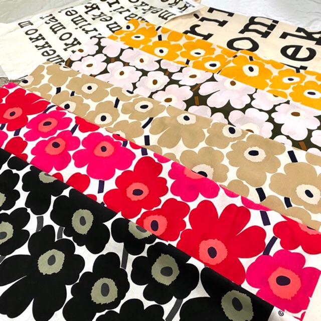 พร้อมส่ง-ผ้า-marimekko-ของแท้-100-มีใบเสร็จยืนยันนะคะ