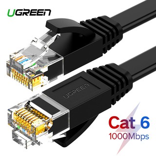 สินค้า Ugreen 0 . 5 / 1 / 2 / 3 / 5 / 8 / 10 . Cat 6 Ethernet Flat สาย Lan Rj45 คอมพิวเตอร์