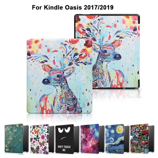 สินค้า Kindle Oasis 2017 / 2019 เคสหนังลายกราฟิกสําหรับ Kindle Oasis 2 3