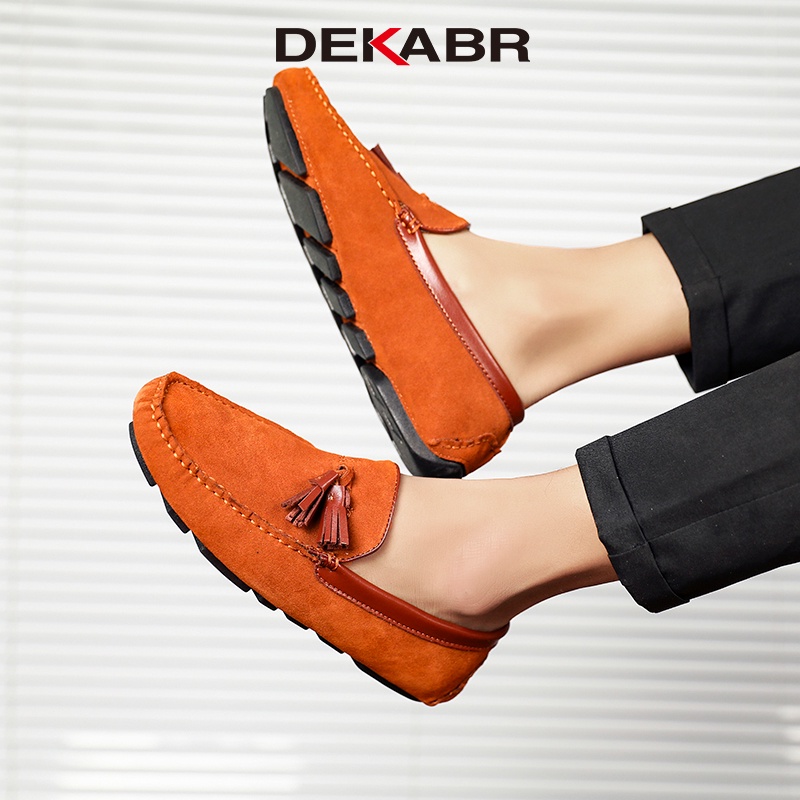 dekabr-รองเท้าโลฟเฟอร์ลําลอง-หนังวัวแท้-ส้นเตี้ย-คุณภาพสูง-แฟชั่นฤดูใบไม้ผลิ-สําหรับผู้ชาย