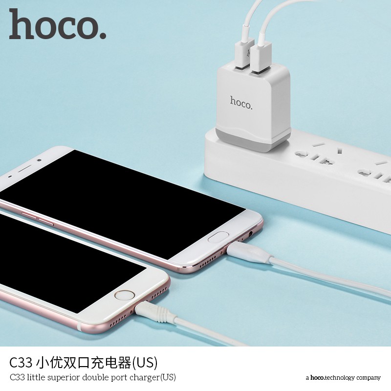 หัวชาร์จ Hoco ของแท้ รุ่น C33 2.4A | Shopee Thailand