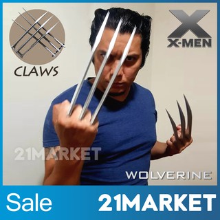 [พร้อมส่งทันที] X-MEN Wolverine Claws กรงเล็บวูล์ฟเวอรีน ของเล่น วูล์ฟเวอรีน ขนาด 1:1 เท่าจริง Marvel Cosplay คอสเพลย์