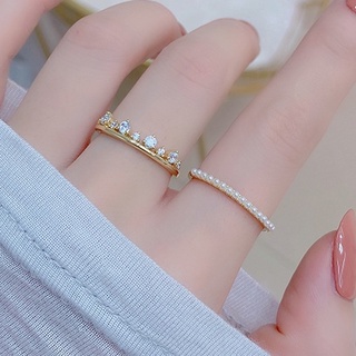 ภาพหน้าปกสินค้า14kgold Plated แหวนชุบทองแหวนสองชิ้นแหวนปรับได้ ซึ่งคุณอาจชอบราคาและรีวิวของสินค้านี้