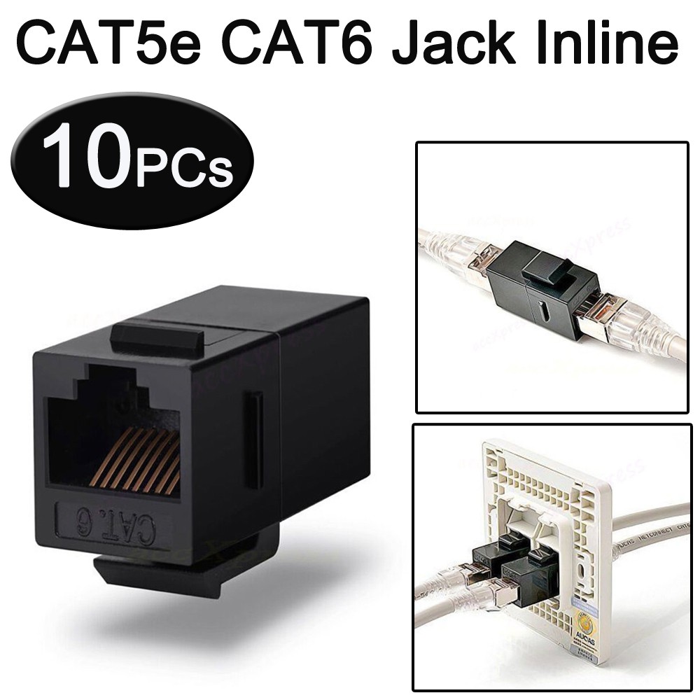 หัว-rj45-cat6-สีดำ-เมีย-เมีย-สามารถนำไปใส่-หน้ากากแลนได้-10-หัว-female-to-female-cat5e-cat6-jack-inline-coupler-adapter