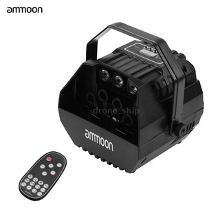 Ammoon เครื่องโปรเจคเตอร์ Led พร้อมรีโมทคอนโทรลรูปตัว U สําหรับตกแต่งเวทีงานแต่งงาน