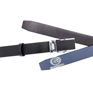 เข็มขัดออโต้ล็อค หนังซาฟเฟียโน Autolock belt- Saffiano leather เข็มขัดหนังวัว เข็มขัดทำงาน