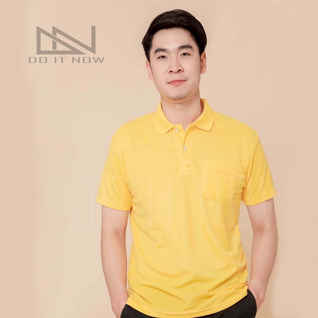 ภาพหน้าปกสินค้าสีเหลือง เสื้อโปโล (ชาย) By Doitnow สินค้าคุณภาพ จากแห่งผลิตโดยตรง