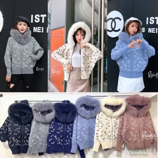 Korea Hoodie Fur Sweater