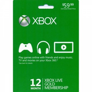 Xbox Live Gold 12 Months Membership (US) Code