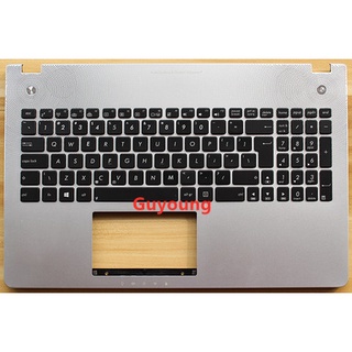 laptop keyboard cover for ASUS X501U N56 N56V N56VM N56VZ N56SL Silver Top case Palmrest upper case C shell