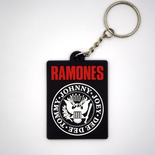 พวงกุญแจยาง Ramones ราโมน พร้อมส่ง