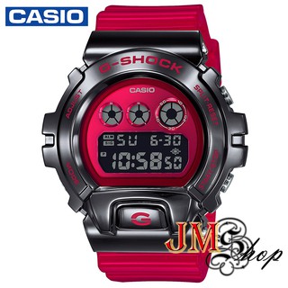 CASIO G-Shock นาฬิกาข้อมือผู้ชาย สายเรซิน รุ่น GM-6900B-4DR สีแดง