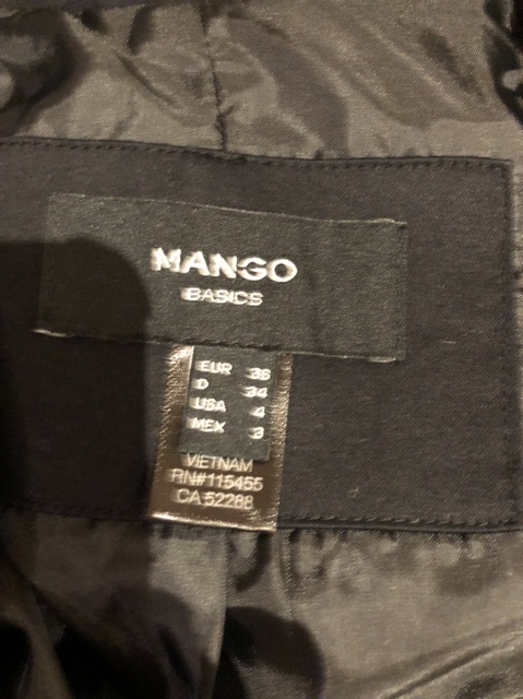 mango-suit-สวยมากคัตติ้งเนี้ยบ-ซื้อจาก-size-s-ใส่สองครั้งสภาพเลิศ