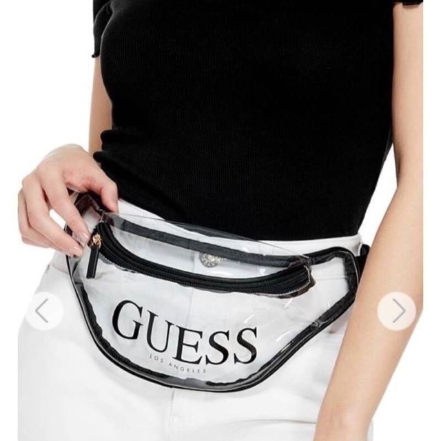 Guess clear fanny pack hotsell