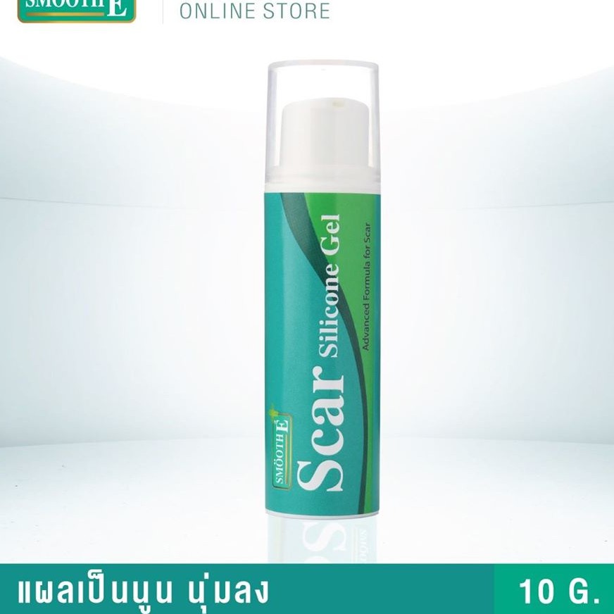 ภาพหน้าปกสินค้า**หมดอายุ02/2023 ลบรอยแผลเป็น แผลเก่า แผลใหม่ SMOOTH E SCAR SILICONE GEL 10 G.