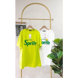 เสื้อยืด Cotton100% ลายสุดเท่ สีสุดจี้ดด Sprite