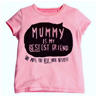 เสื้อยืด Mummy is my Bestest Friend