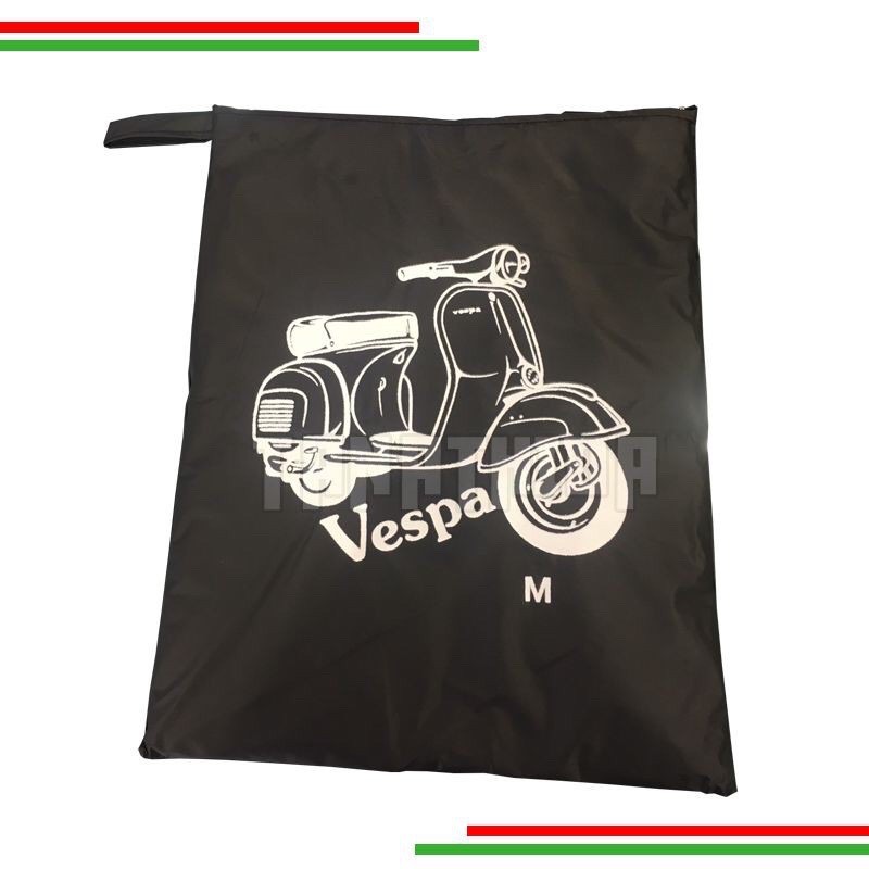 ภาพหน้าปกสินค้าผ้าคลุมรถมอเตอร์ไซค์ สำหรับ Vespa คลุมได้ทุกรุ่น