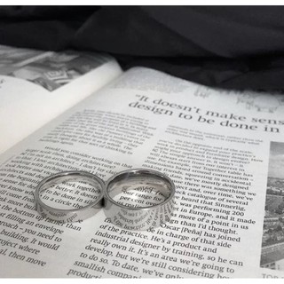 สินค้า 💍 แหวนสแตนเลส 0.5-0.7mm แหวนเกลี้ยง แหวนเรียบ แหวนไทเทเนี่ยม 🔥พร้อมส่ง🔥