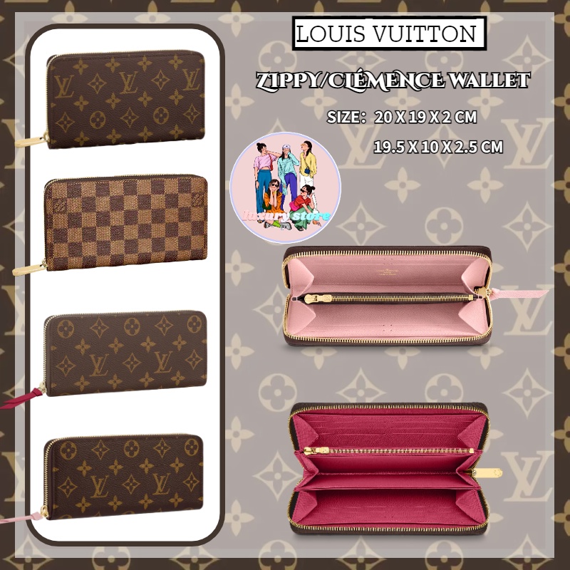 หลุยส์-วิตตอง-louis-vuitton-zippy-zip-wallet-cl-mence-wallet-กระเป๋าสตางค์ยาว