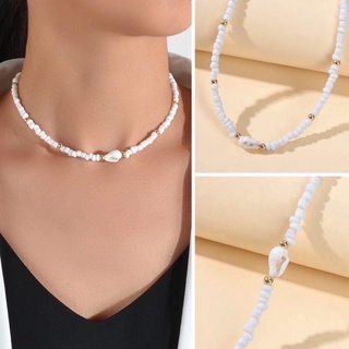 CHIC - Minimal beach necklace สร้อยคอจี้หอย เรียบเกร๋