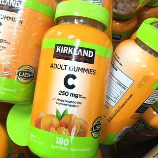 ภาพขนาดย่อของภาพหน้าปกสินค้า(EXP:11/23) Kirkland Adult Gummies C 250 mg 180 เม็ด จากร้าน bestskinchoice บน Shopee ภาพที่ 1