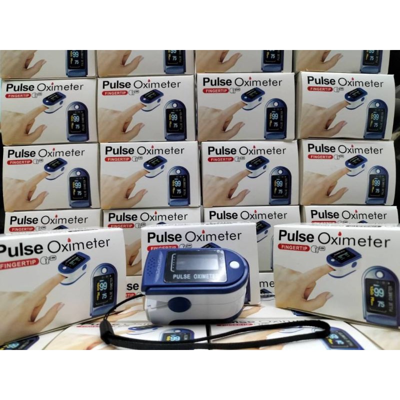 เครื่องวัดออกซิเจนปลายนิ้วoximeter-และ-ตรวจวัดชีพจรปลายนิ้ว-fingertip-puls-พร้อมส่ง