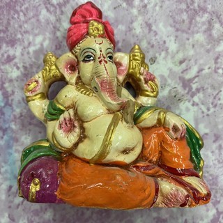 🕉 พระพิฆเนศ ปางเศรษฐี เนื้อดิน งานอินเดีย พระคเณศ Ganesha พระพิฆเณศวร พระพิฆเณศวร์ คณปติ เทพพระเจ้า ช้าง ศิลปะ