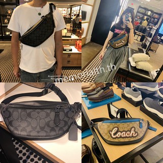 แท้💯%🔥พร้อมส่ง🔥 COACH โค้ชกระเป๋าสะพายไหล่ Crossbody กระเป๋าหน้าอก F78777 F76795 91010